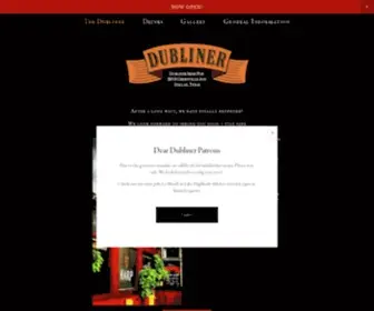 Dallasdubliner.com(The Dubliner Irish Pub) Screenshot