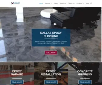 Dallasepoxypros.com(Premier Epoxy Flooring and Polished Concrete Company in Dallas Fort Worth. Dallas Epoxy Pros) Screenshot