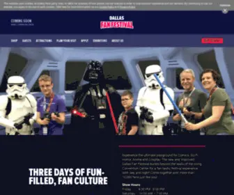 Dallasfanfestival.com(The All) Screenshot