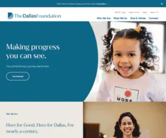 Dallasfoundation.org(The Dallas Foundation) Screenshot