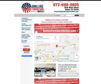 Dallasfurnitureoutlet.com(Dallas Furniture Outlet Discount Furniture Store) Screenshot