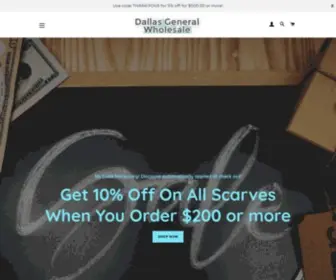 Dallasgeneralwholesale.com(American express) Screenshot