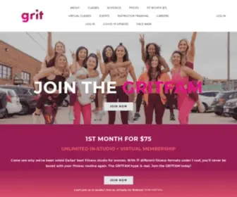 Dallasgritfitness.com(GRIT FITNESS) Screenshot