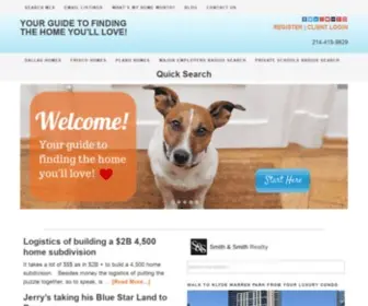 Dallashomescenter.com(Dallas Real Estate) Screenshot