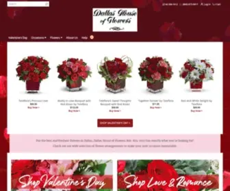 Dallashouseofflorals.com(Floral Arrangements & Flower Delivery in Dallas TX) Screenshot