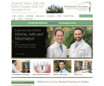 Dallasimplant.com(Dental Implants in Dallas) Screenshot