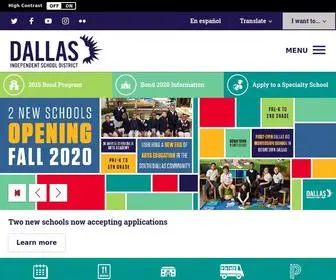 Dallasisd.org(Dallas Independent School District. Dallas ISD) Screenshot