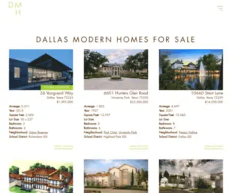 Dallasmodernhomesforsale.com(National award winning realtor Douglas Newby) Screenshot