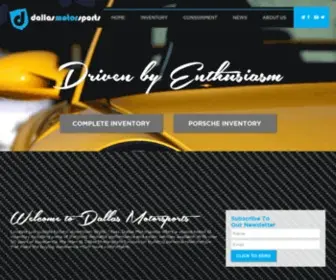 Dallasmotorsports.com(Dallas Motorsports) Screenshot