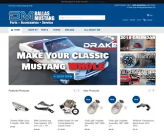 Dallasmustang.com(Dallas Mustang Parts & Accessories Superstore) Screenshot