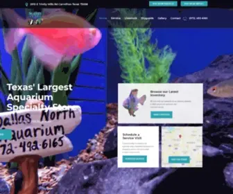 Dallasnorthaquarium.com(Texas' Largest Aquarium Specialty Store) Screenshot