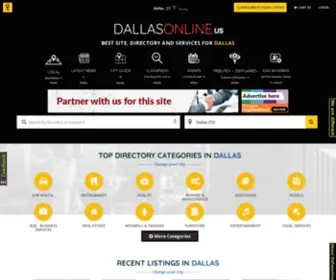 Dallasonline.us(Dallas (TX) Yellowpages) Screenshot