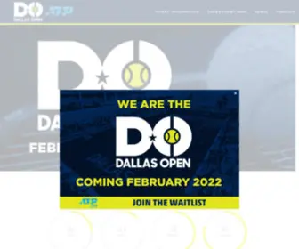 Dallasopen.com(Dallasopen) Screenshot