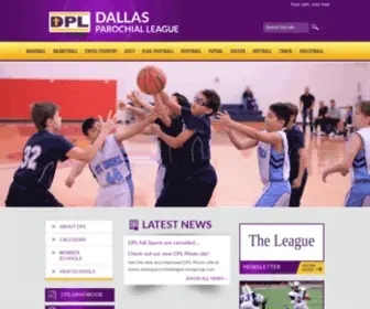 Dallasparochialleague.com(Dallas Parochial League) Screenshot