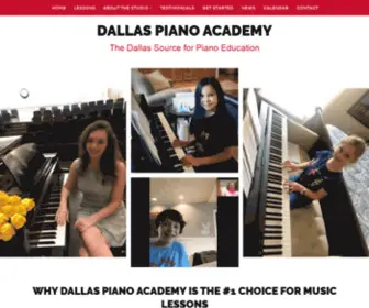 Dallaspianoacademy.com(Dallas Piano Lessons) Screenshot