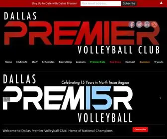 Dallaspremier.org(Dallas Premier Volleyball Club) Screenshot