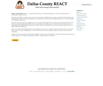 Dallasreact.org(Dallas County REACT) Screenshot