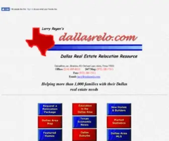 Dallasrelo.com(Dallas Real Estate Relocation Resource) Screenshot