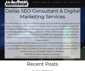 Dallasseostaff.com(Dallas SEO Consultant & Digital Marketing Company) Screenshot