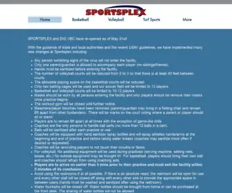 Dallassportsplex.com(The Sportsplex) Screenshot