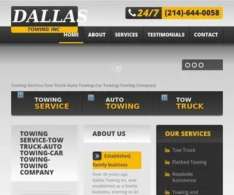 Dallastowinginc.com(Towing Dallas) Screenshot