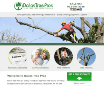 Dallastreepros.com(Dallas Tree Pros) Screenshot