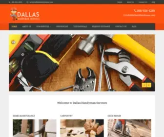 DallastXhandyman.com(Handyman in Dallas Texas) Screenshot