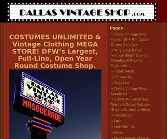Dallasvintageshop.com(COSTUMES & Vintage Clothing MEGA STORE) Screenshot