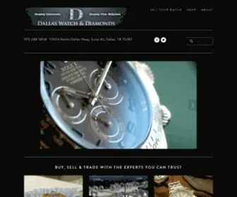 Dallaswatch.com(Dallas Watch & Diamonds) Screenshot