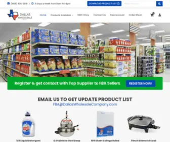 Dallaswholesalecompany.com(Dallas Wholesale Company) Screenshot