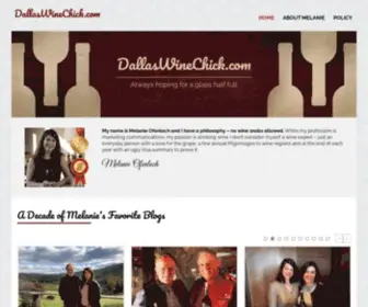 Dallaswinechick.com(Home) Screenshot