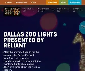 Dallaszoo.com(Dallaszoo) Screenshot
