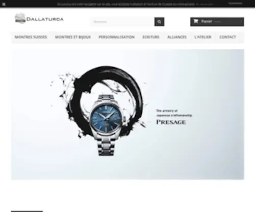 Dallaturca.be(Montres et bijoux à Charleroi) Screenshot