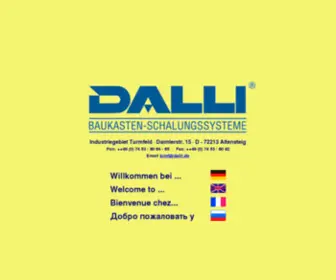 Dalli.de(DALLI Baukasten) Screenshot