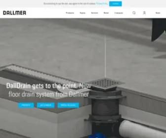 Dallmer.com(Sanitärtechnik) Screenshot