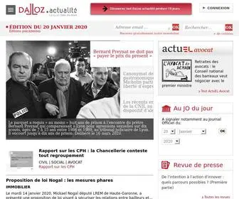 Dalloz-Actualite.fr(Édition du 13 juin 2014) Screenshot