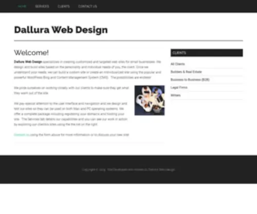 Dallurawebdesign.com(Dallura Web Design) Screenshot