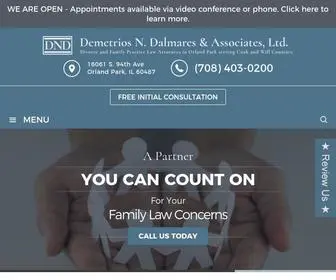 Dalmareslaw.com(Demetrios N Dalmares and Associates Ltd) Screenshot
