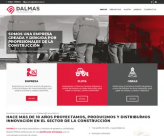 Dalmas.com.ar(Dalmas Constructora Vial) Screenshot