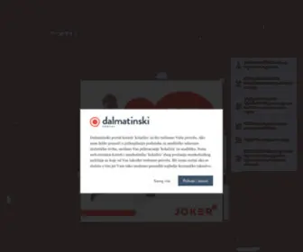 Dalmatinskiportal.hr(Dalmatinski portal) Screenshot
