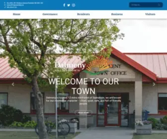 Dalmeny.ca(Town of Dalmeny) Screenshot