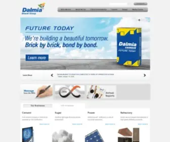 Dalmiabharat.com(Dalmia Bharat Group) Screenshot