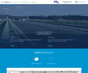 Dalniced3.cz(Dálnice D3) Screenshot