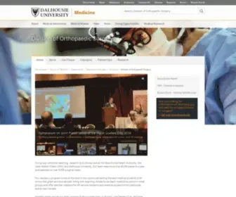 Dalortho.ca(Dalhousie University) Screenshot
