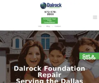 Dalrockfoundation.com(Dalrock Foundation Repair) Screenshot