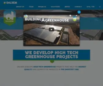 Dalsem.com(Complete Greenhouse Projects) Screenshot