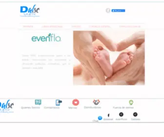 Dalsesal.com(Dalse S.A de C.V distribuidores exclusivos de la marca Evenflo) Screenshot