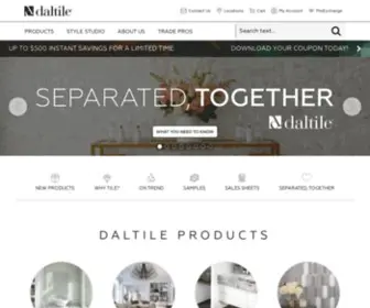 Daltile.com(Daltile Ceramic & Porcelain Tile For Flooring) Screenshot