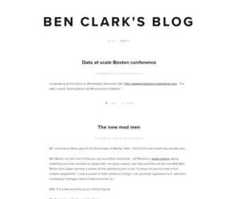 Daltonclark.com(Ben Clark's blog) Screenshot