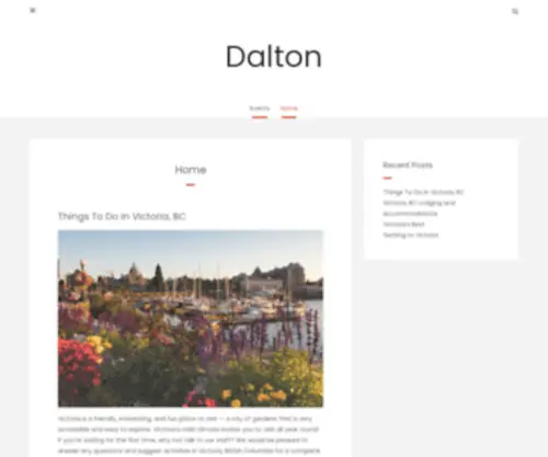 Daltonhotel.ca(The Dalton Hotel Victoria) Screenshot